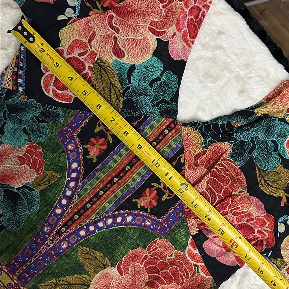 Farm Rio Anthropologie Rosalie dress Sz L made - Picture 7 of 9